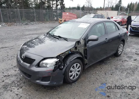 2010 Toyota Corolla Le z USA, uszkodzony, nr VIN 1NXBU4EE4AZ308190